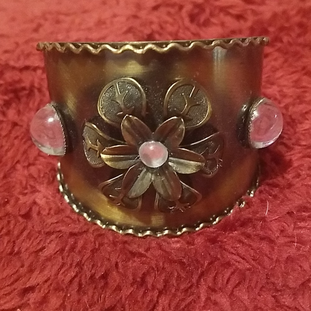 Metal cuff bracelet